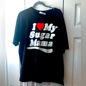 Married To The Mob Men’s “I love my sugar mama” t shirt